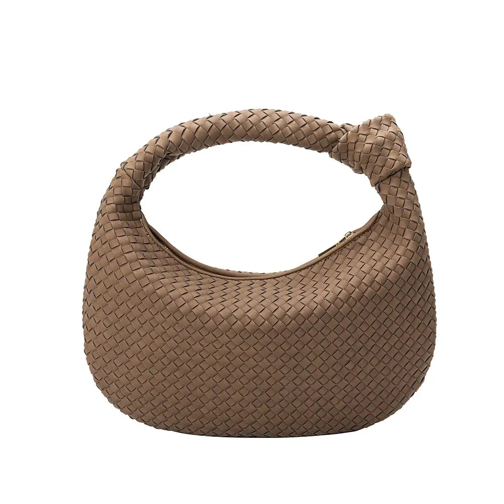 【Raucohouse】Wrinkle glossy big shoulder bag Wrinkle glossy big shoulder bag - Raucohouse | 60% - Asian