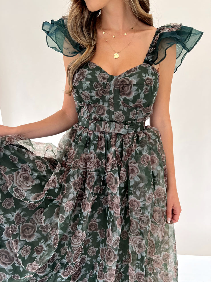 Alice Floral Midi Dress