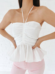 Simple and Sweet Halter Tank