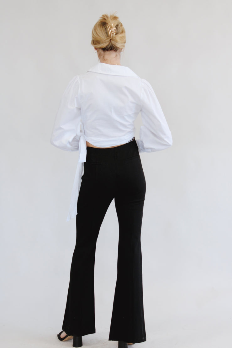 With a Flare Trouser - ShopTheCue