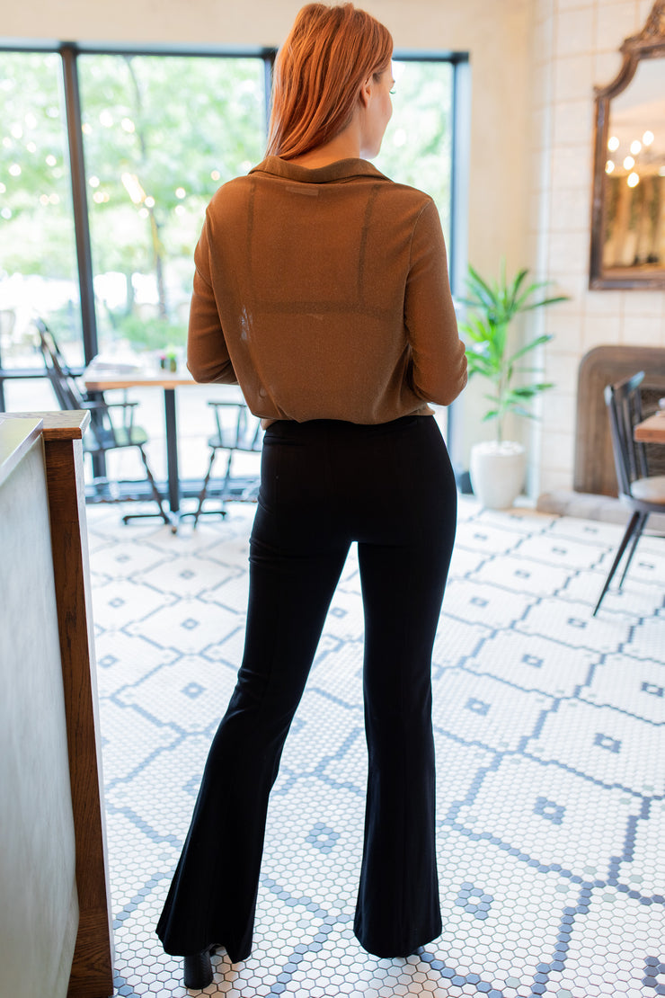 With a Flare Trouser - ShopTheCue