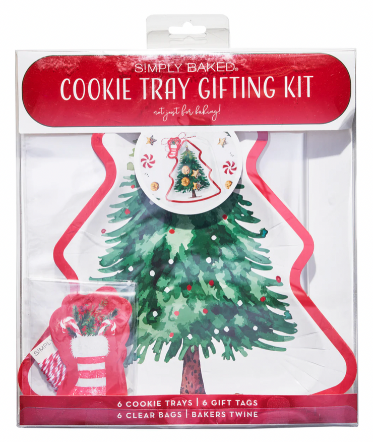 Cookie Tray Gifting Kit Tree/6pkg