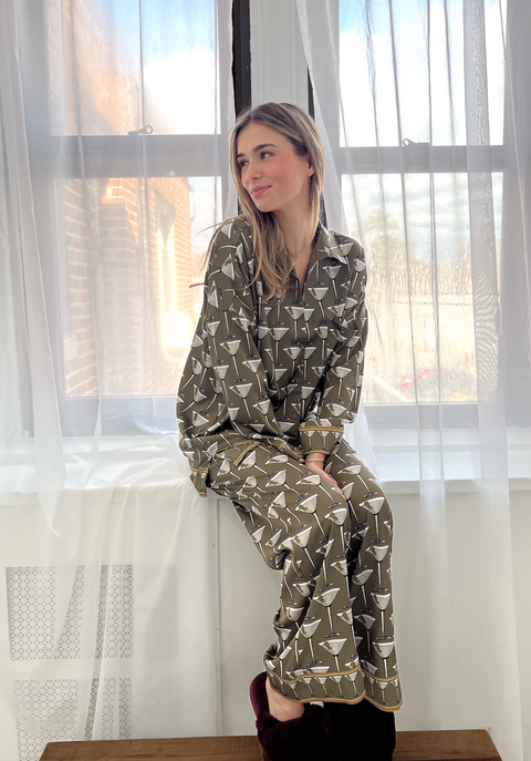 Overslept PJ Set - Extra Dirty Martini