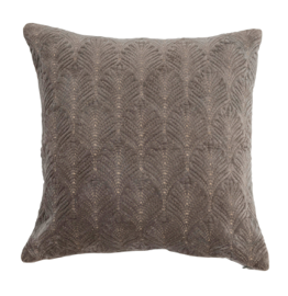Velvet Embroidered Pillow