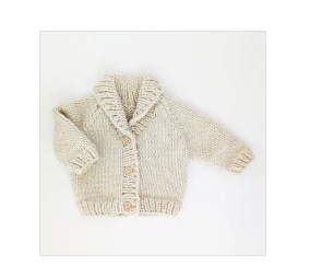 Shawl Collar baby Sweater