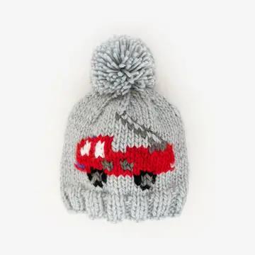 Fire Engine Beanie Hat Baby & Kids
