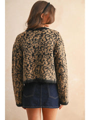 Make a Statement Leopard Cardi