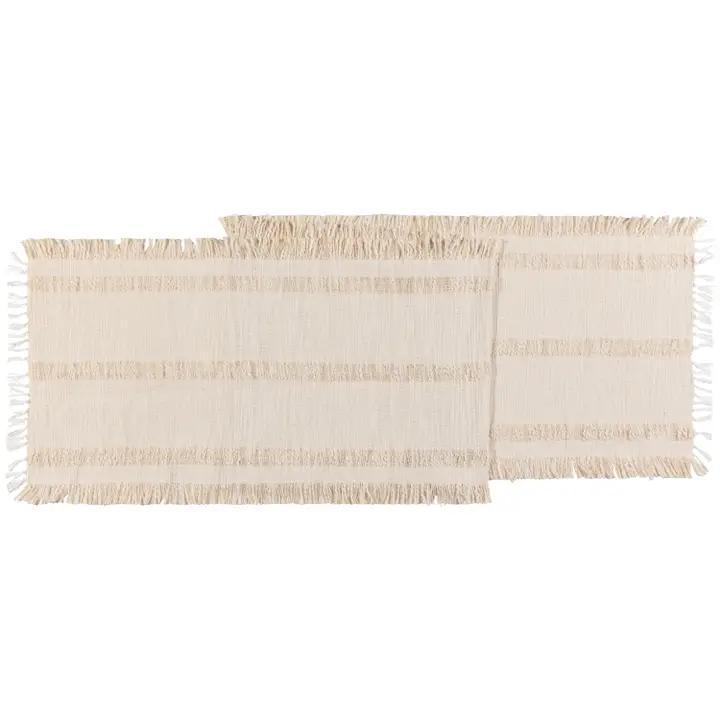 Ravel Table Runner - Ivory