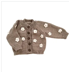 Baby Flower Cardigan