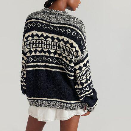 Dani Pattern Sweater in Black Combo