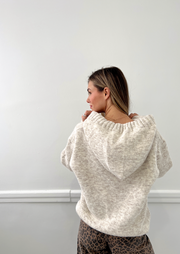 Hold Me Close Hoodie Sweater - Oatmeal