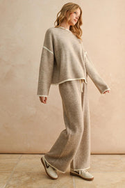 Cozy Combo Set Pant Oatmeal
