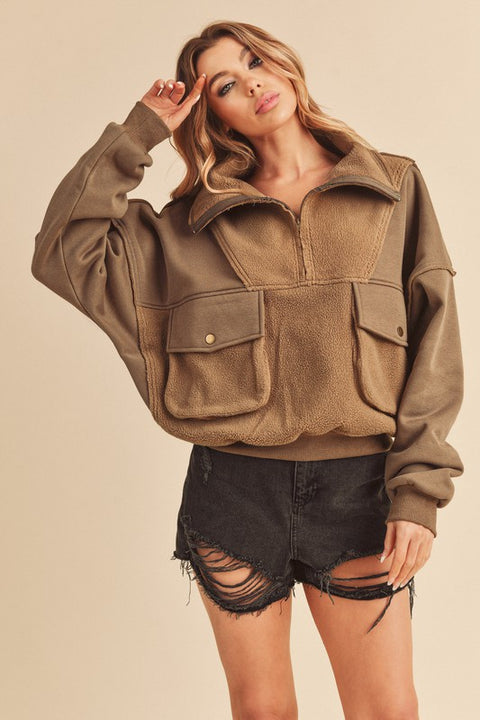 Carter Pullover - Brown