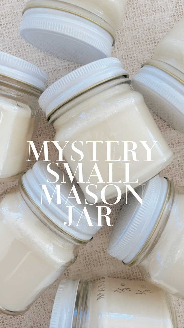 Mystery Candle - Small Mason Jar