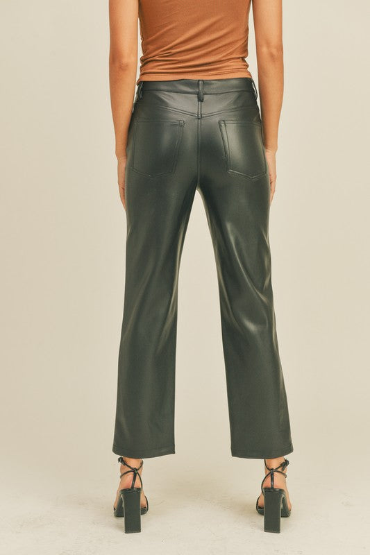 The City View Faux Leather Pants