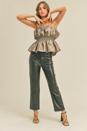 The City View Faux Leather Pants