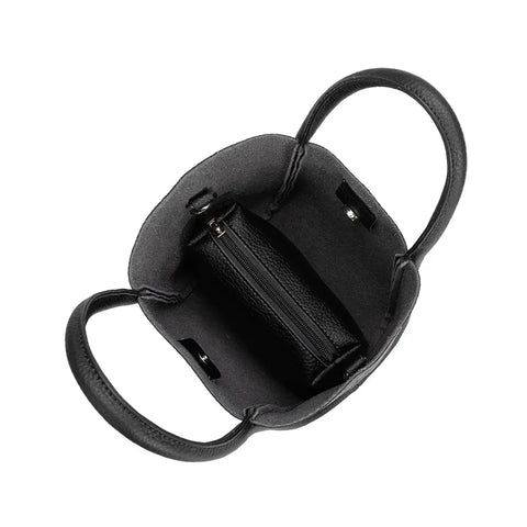 Mariah Black Recycled Vegan Tote Bag