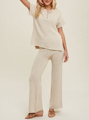 Cozy On Up Short Sleeve Sweater