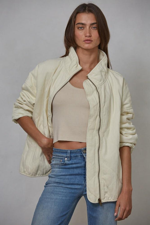 Eclipse Denim Jacket - Ivory