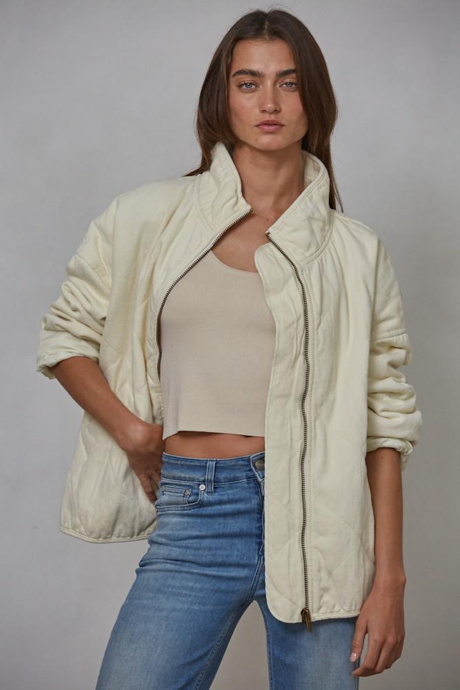 Eclipse Denim Jacket - Ivory
