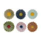Flower Shaped Plate, Reactive Glaze - all colors