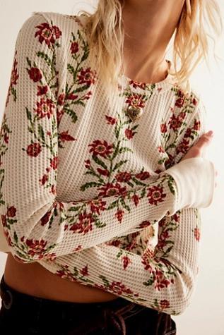 Pretty Little Thermal - Sand Floral