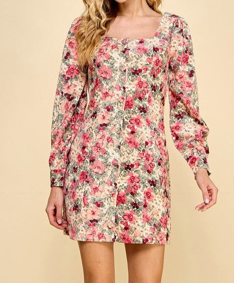 Bloom to It Mini Dress