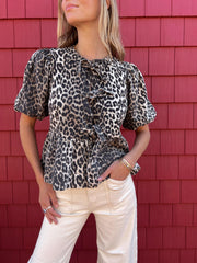 Spotted in the City Tie Bow Top