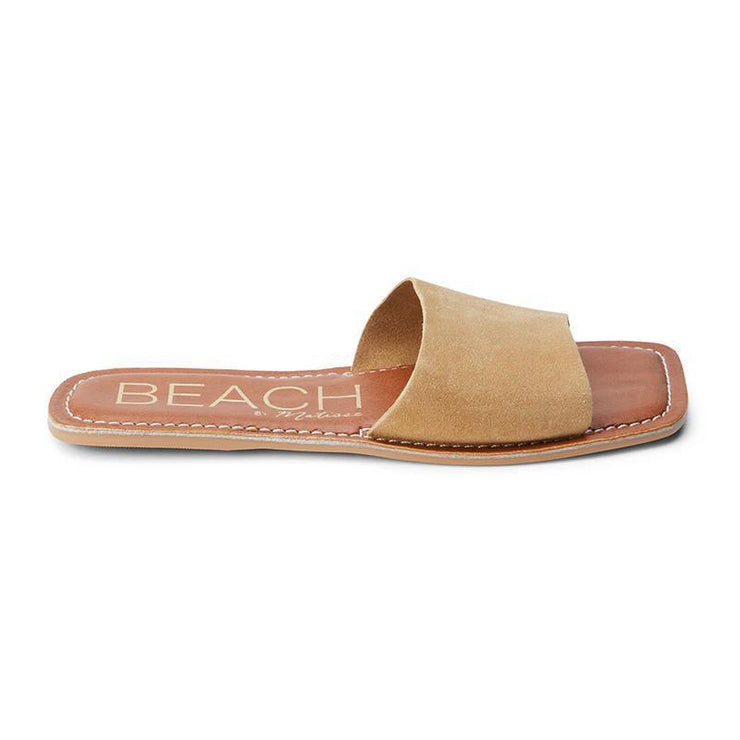 Bali Slides - Cream Suede