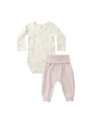 Snow Owls Side Snap Bodysuit Pant Set