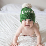 Lucky St. Patrick's Day Hand Knit Beanie Hat Baby & Kids