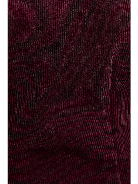 On The Spot Mini Belt Dress - Dark Maroon