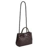 Selma Espresso Recycled Vegan Top Handle Bag