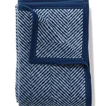 Harborview Herringbone Navy Blanket