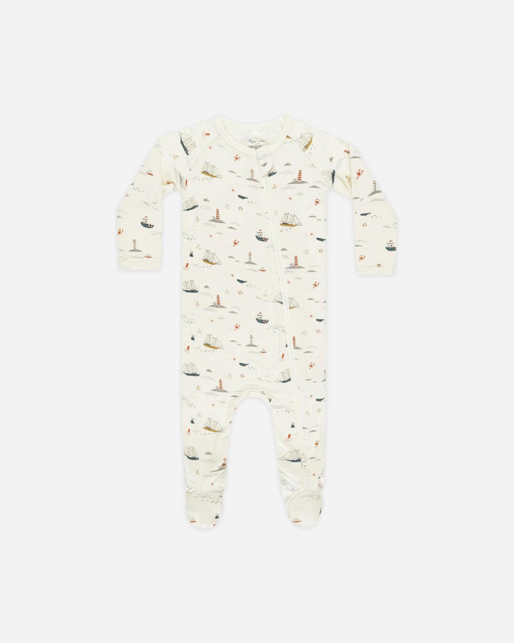 Footed Pajamas - Nautical