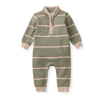 Holland Stripe Infant Jumpsuit - Tranquillity