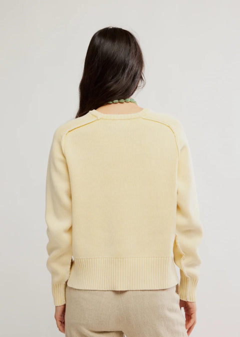 Spring Street Pullover - Banana Cream