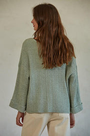 Coastal Cut Sweater Sage