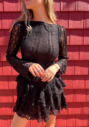 Tabby Lace Mini in Black