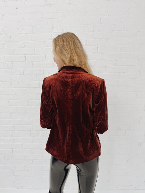 The Velvet Blazer - Amber Rusto