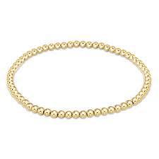 E. Newton Classic Gold 3mm Bead Bracelet