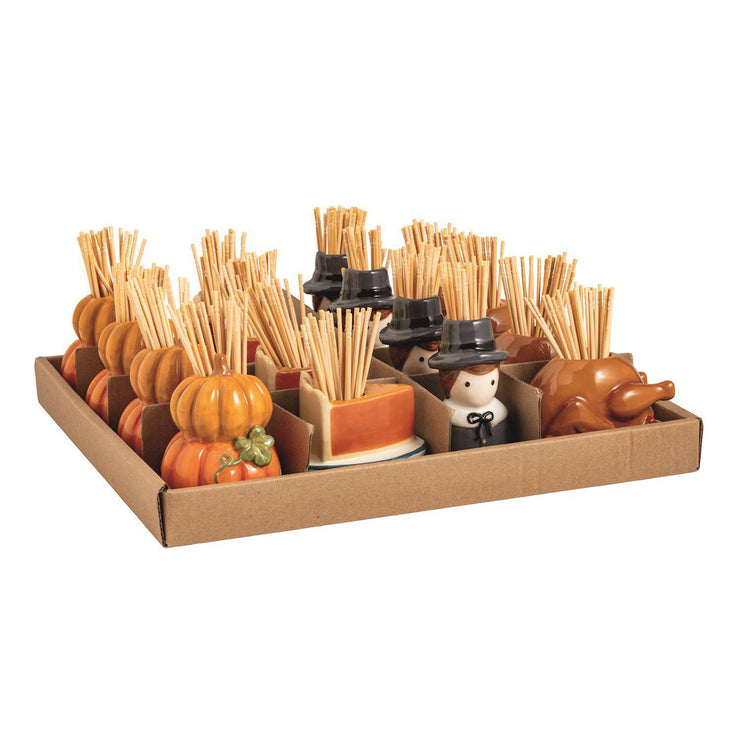 Thanksgiving Toothpick Caddy Sets