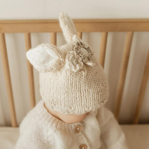 Flower Bunny Beanie Natural Baby & Kids