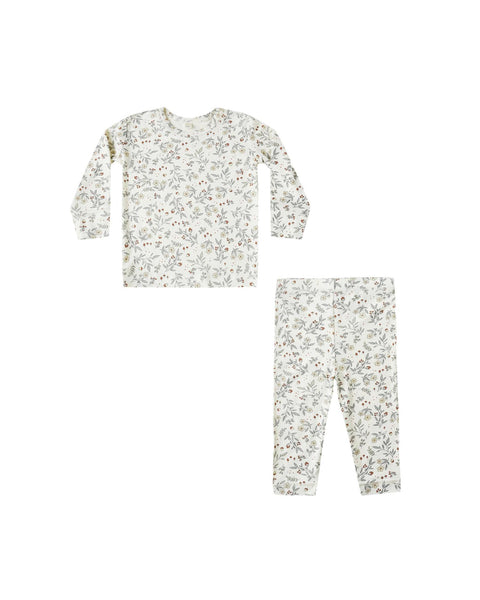 Quincy Mae Bamboo Pajama Set - Woodland