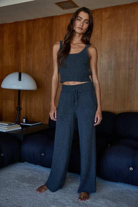 Staycation Mini Tank - Charcoal