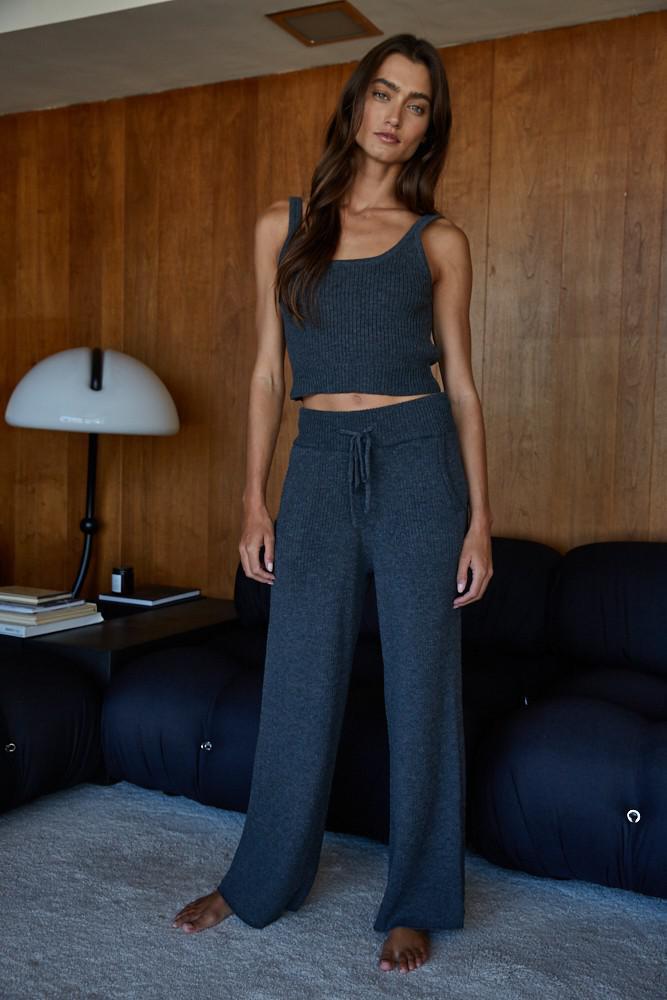 Staycation Mini Tank - Charcoal