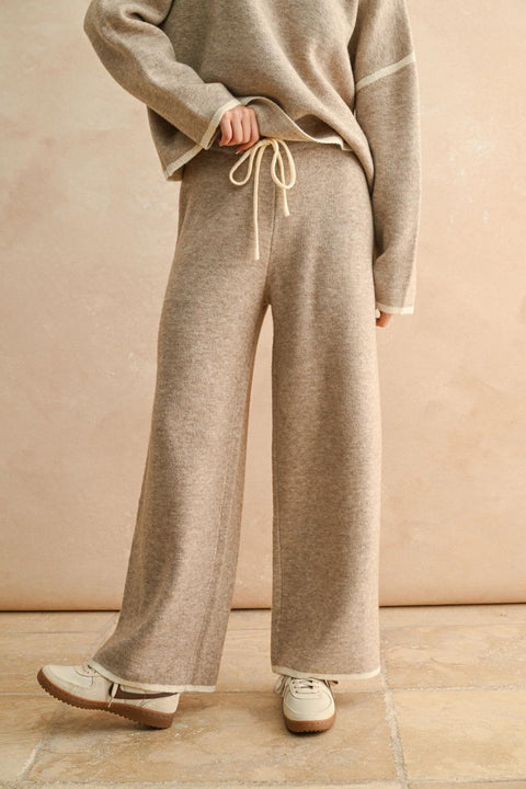 Cozy Combo Set Pant Oatmeal