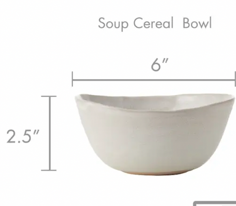 Mikasa Cora White Soup/ Cereal Bowl