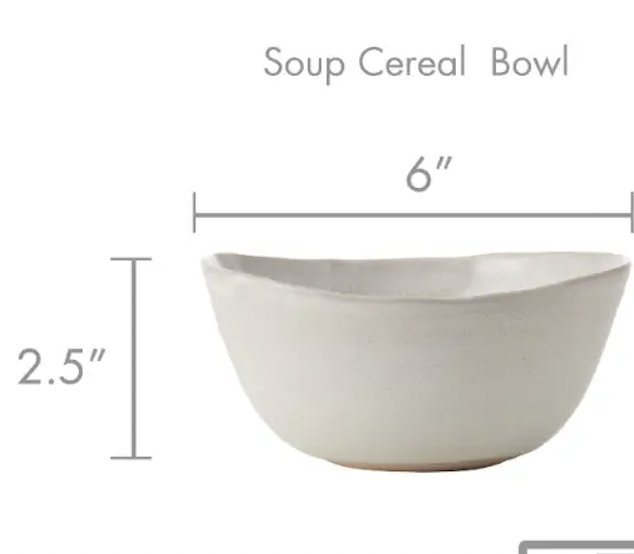 Mikasa Cora White Soup/ Cereal Bowl