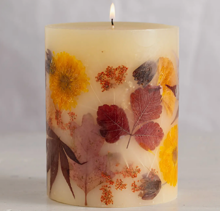 Medium Round Botanical Candle